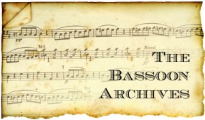 The Bassoon Archives - Resource of 500+ PDFs for bassoon