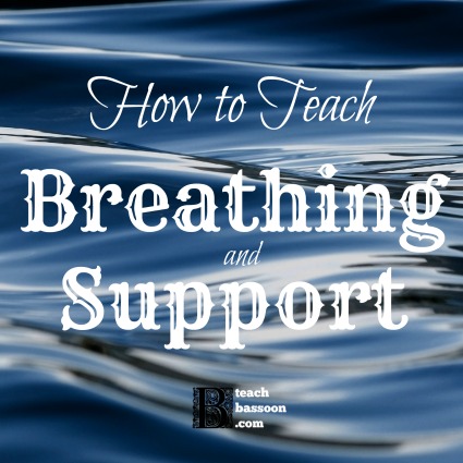 how to teach breathing and support